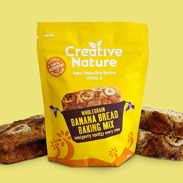 jungle ært plasticitet Banana Loaf Baking Kit - Wholegrain Mix Perfect For Vegans