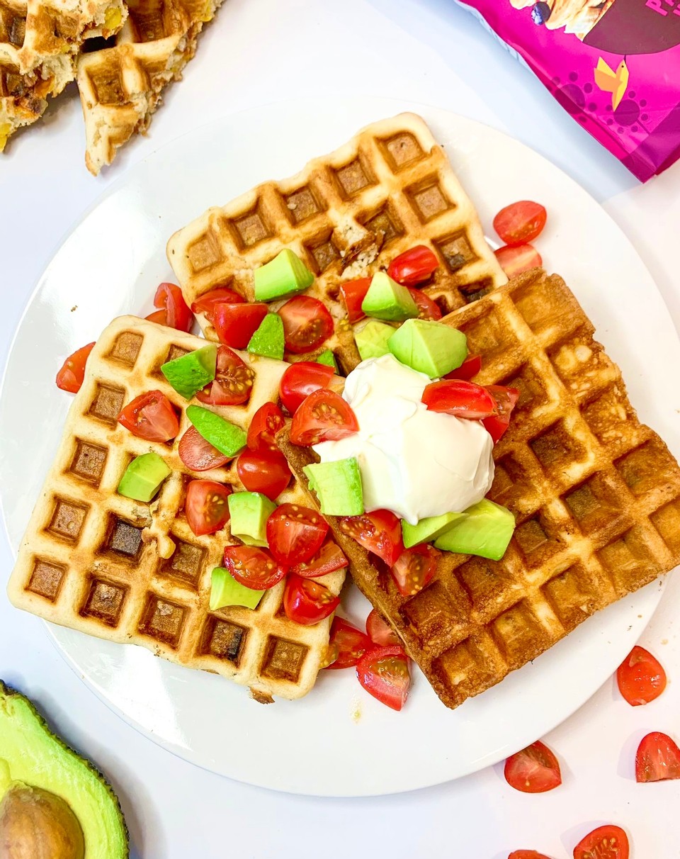 Savoury Waffles - Creative Nature Superfoods