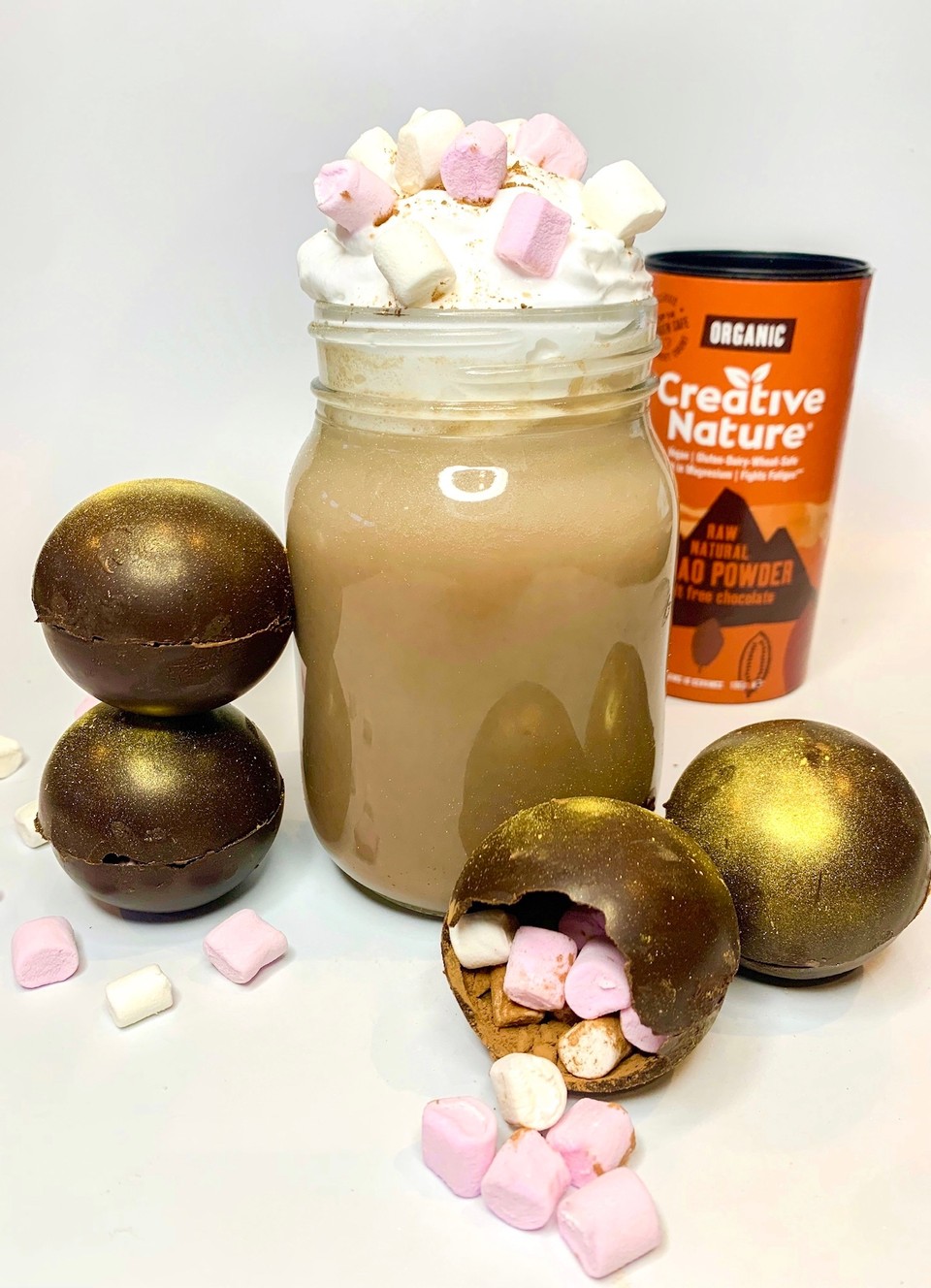 Hot Chocolate Bombs - Creative Nature Superfoods