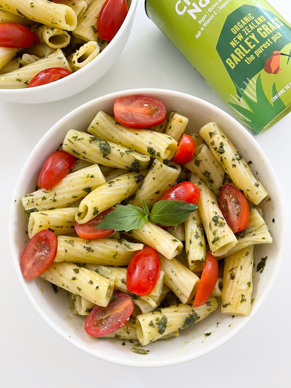 Nut Free Pesto Pasta - Creative Nature Superfoods