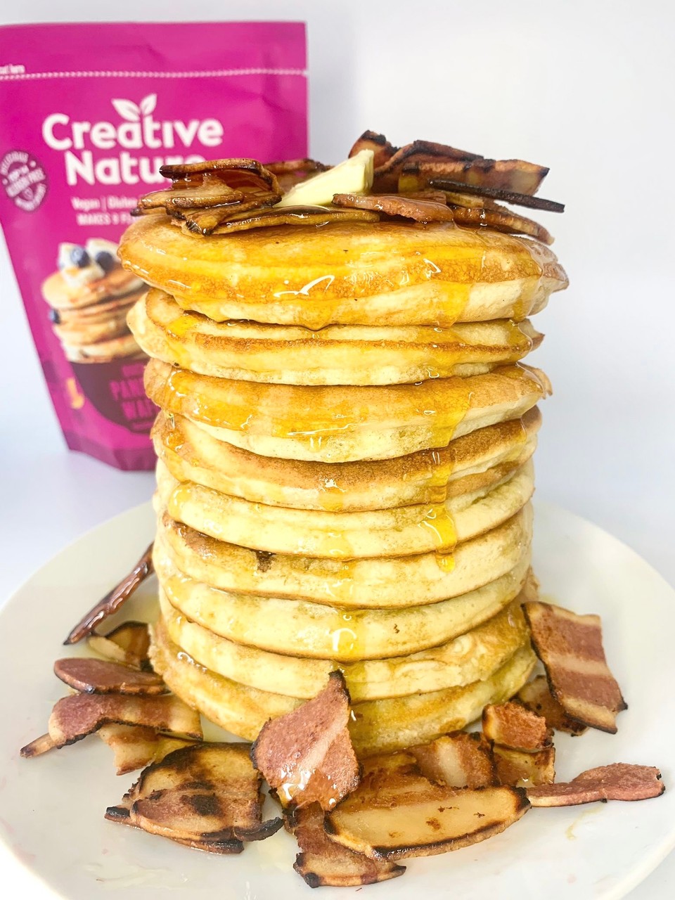 Vegan American Style Pancakes - Creative Nature Superfoods