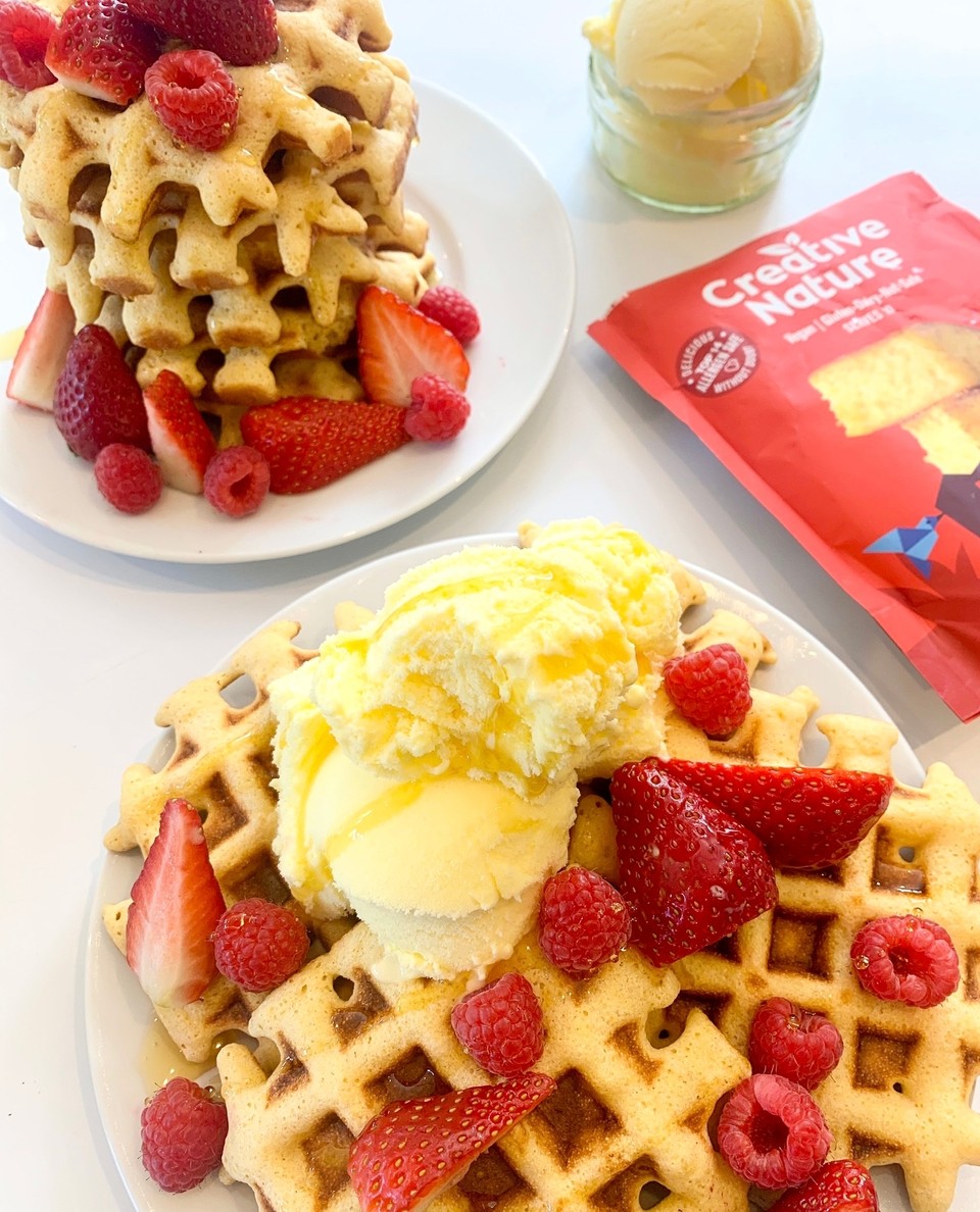 Corn Bread Waffles - Creative Nature Superfoods