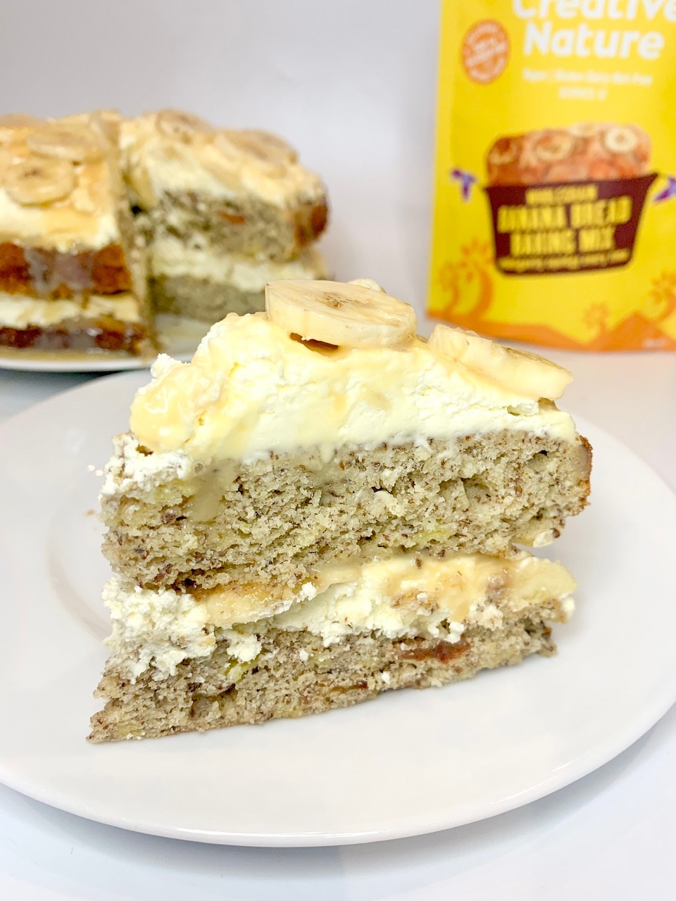 Banoffee Banana bread - Creative Nature Superfoods