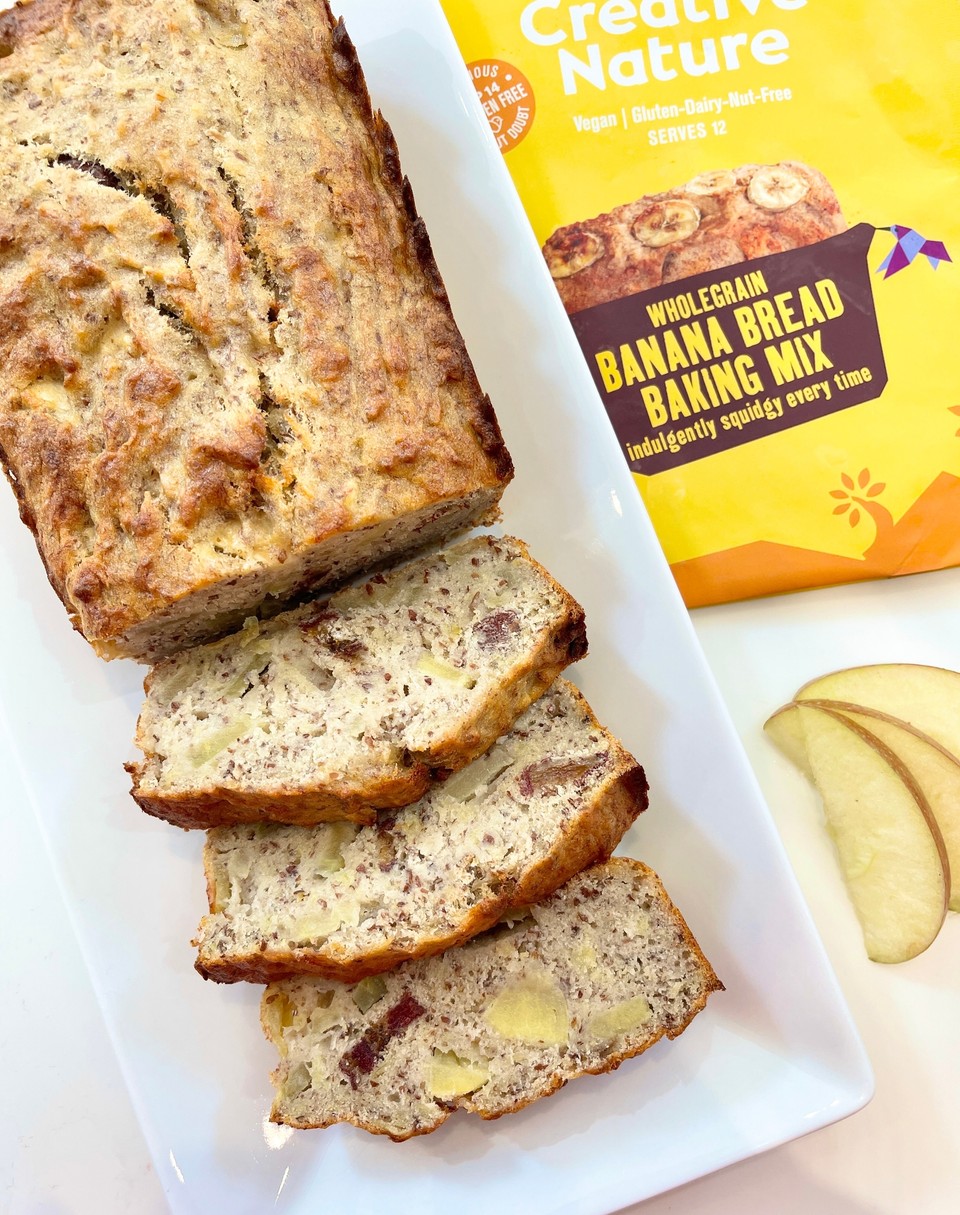 Apple Banana Bread - Creative Nature Superfoods