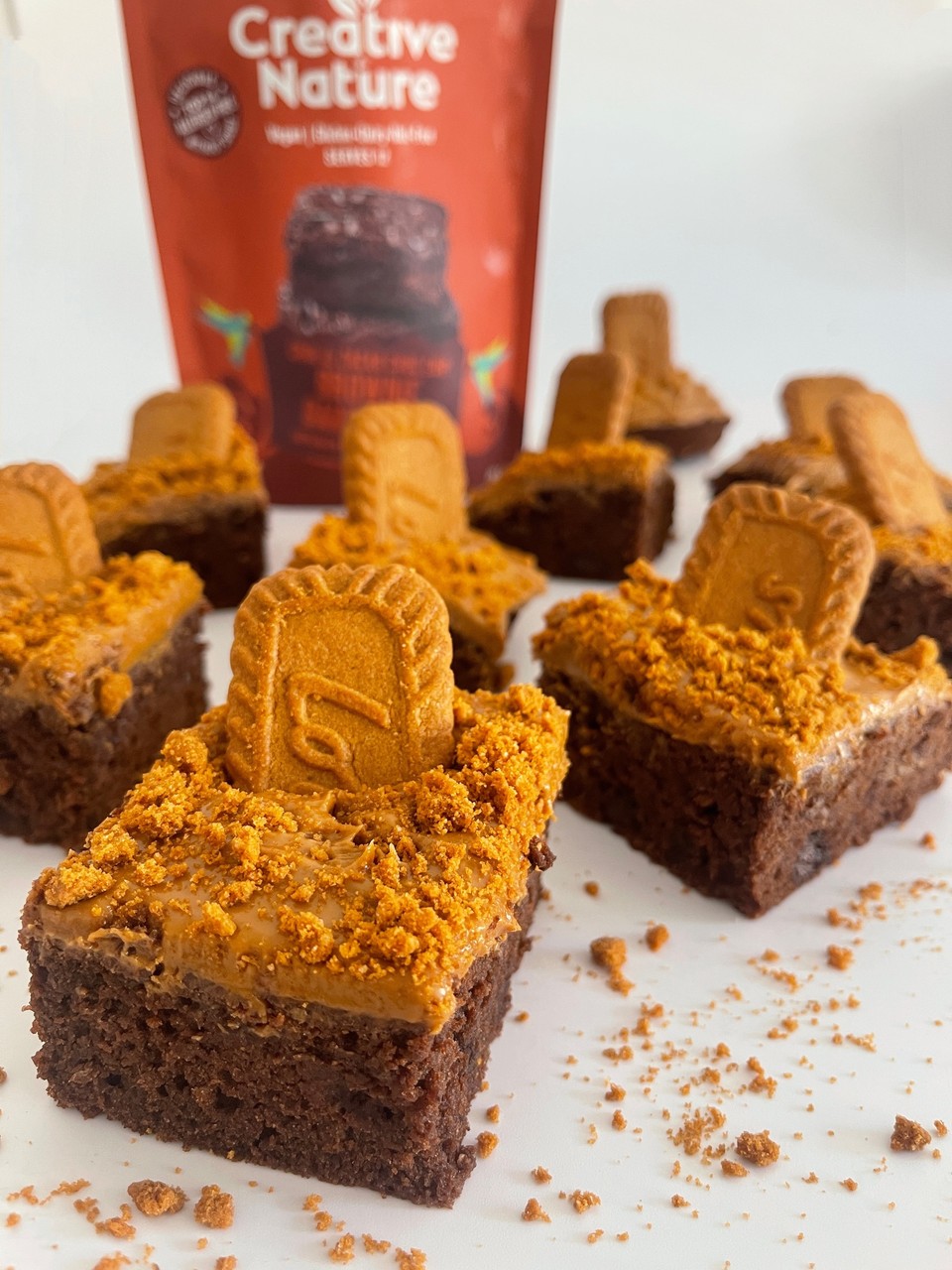 Biscoff Brownies - Creative Nature Superfoods