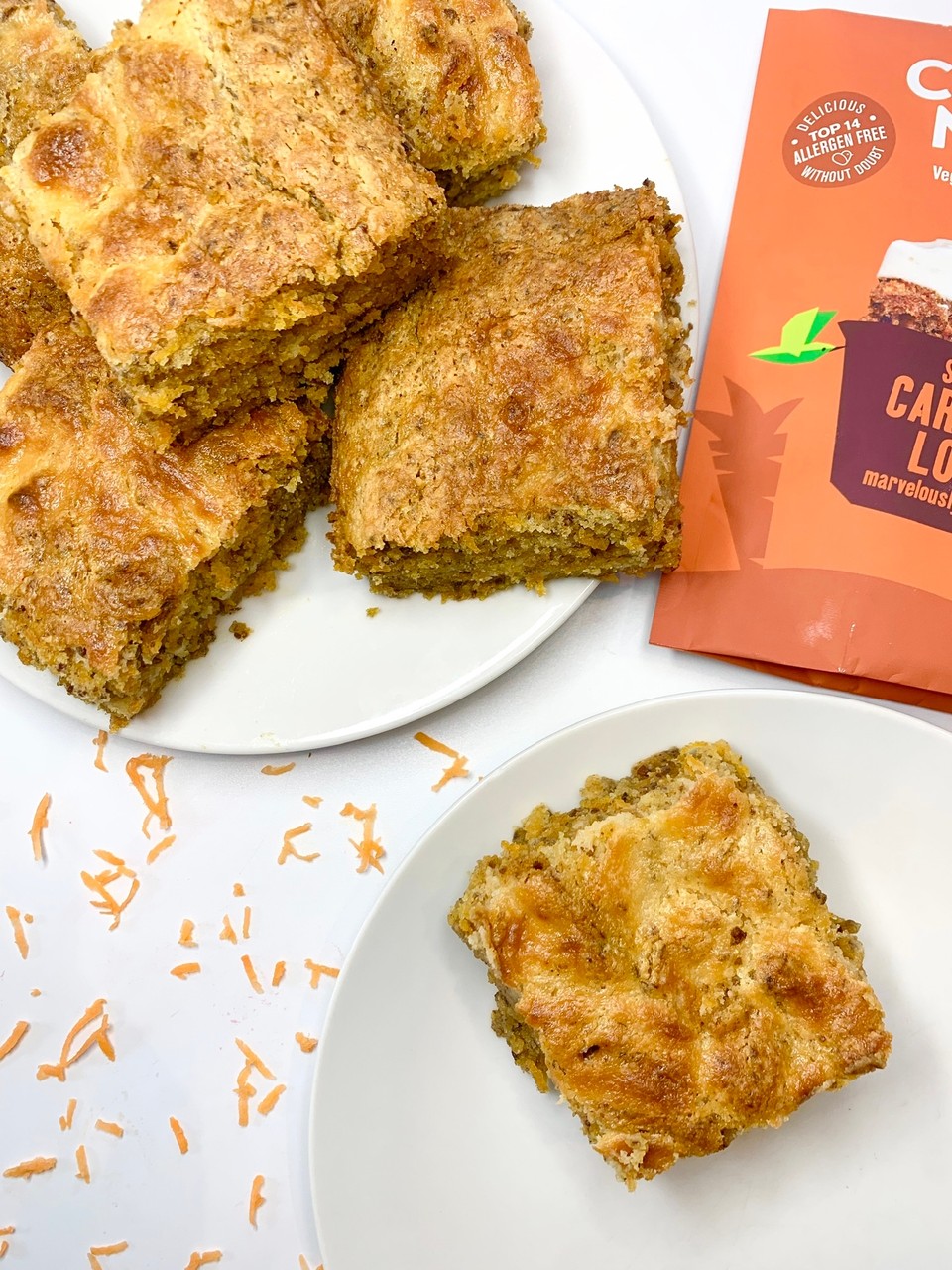 Carrot Cake Bars - Creative Nature Superfoods