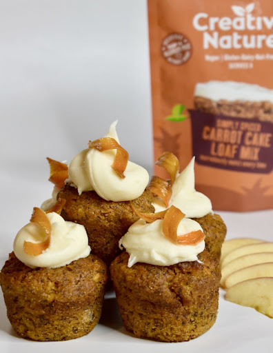 Apple and carrot muffins