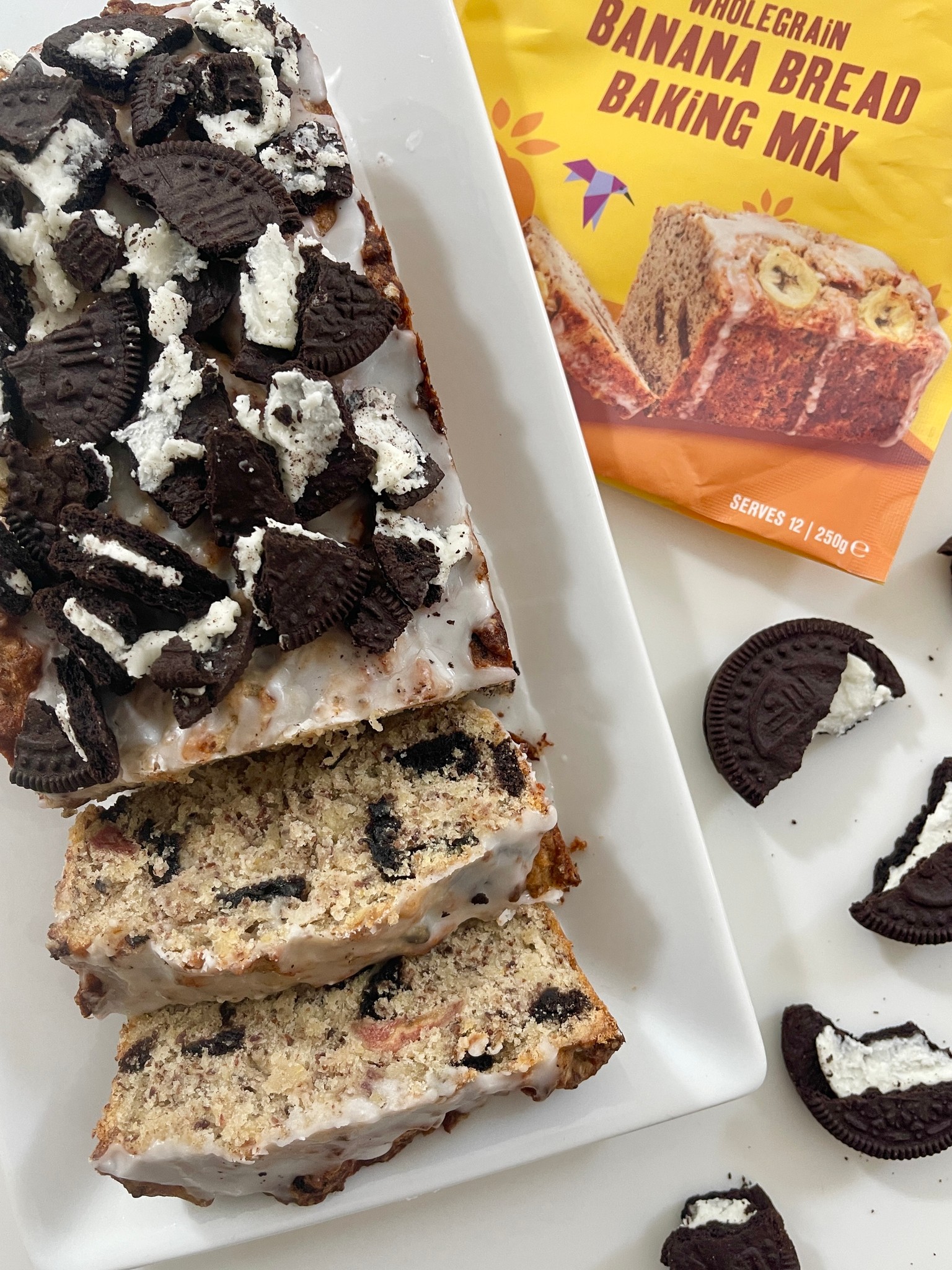 Cookies n Creeam Banana Bread - Creative Nature Superfoods