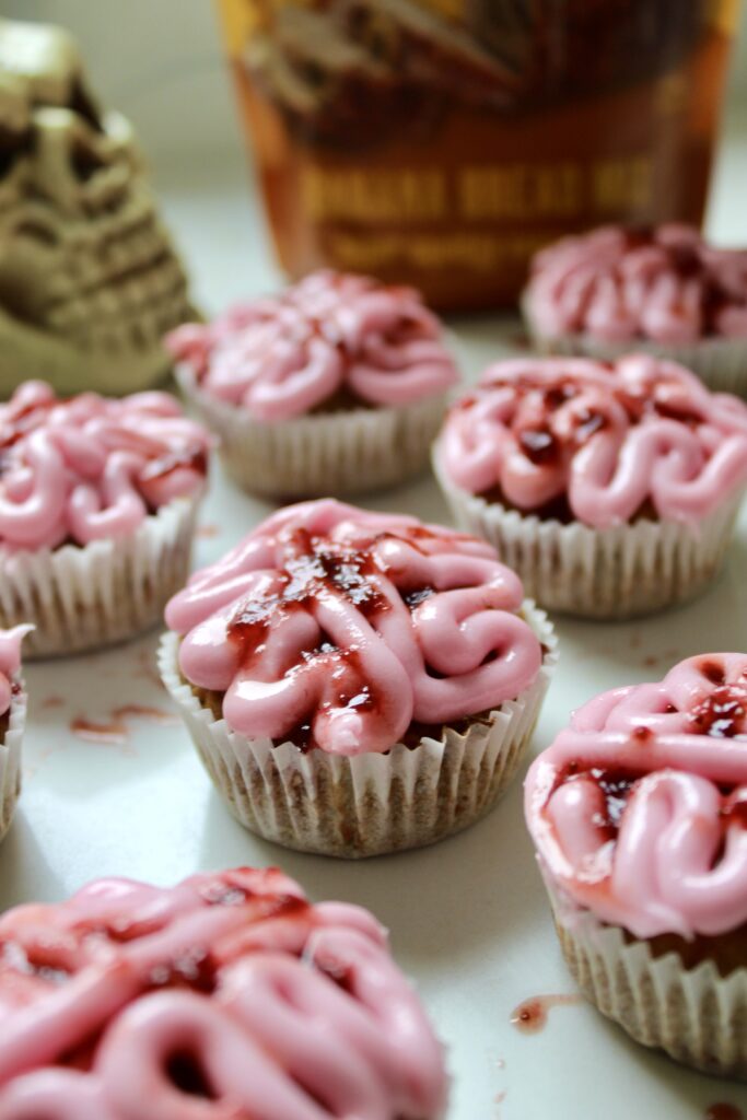 Banana Brain Cupcakes
