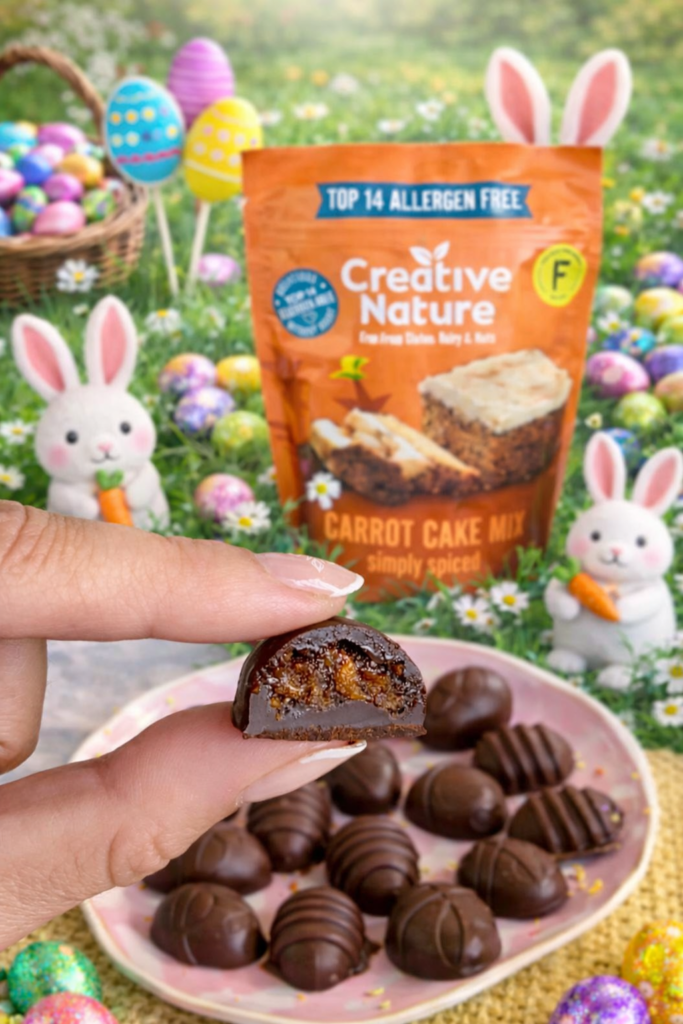 Carrot Cake Easter Egg Truffles
