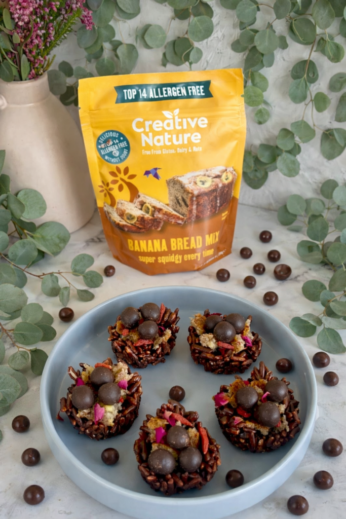 Banana Bread Easter Nests