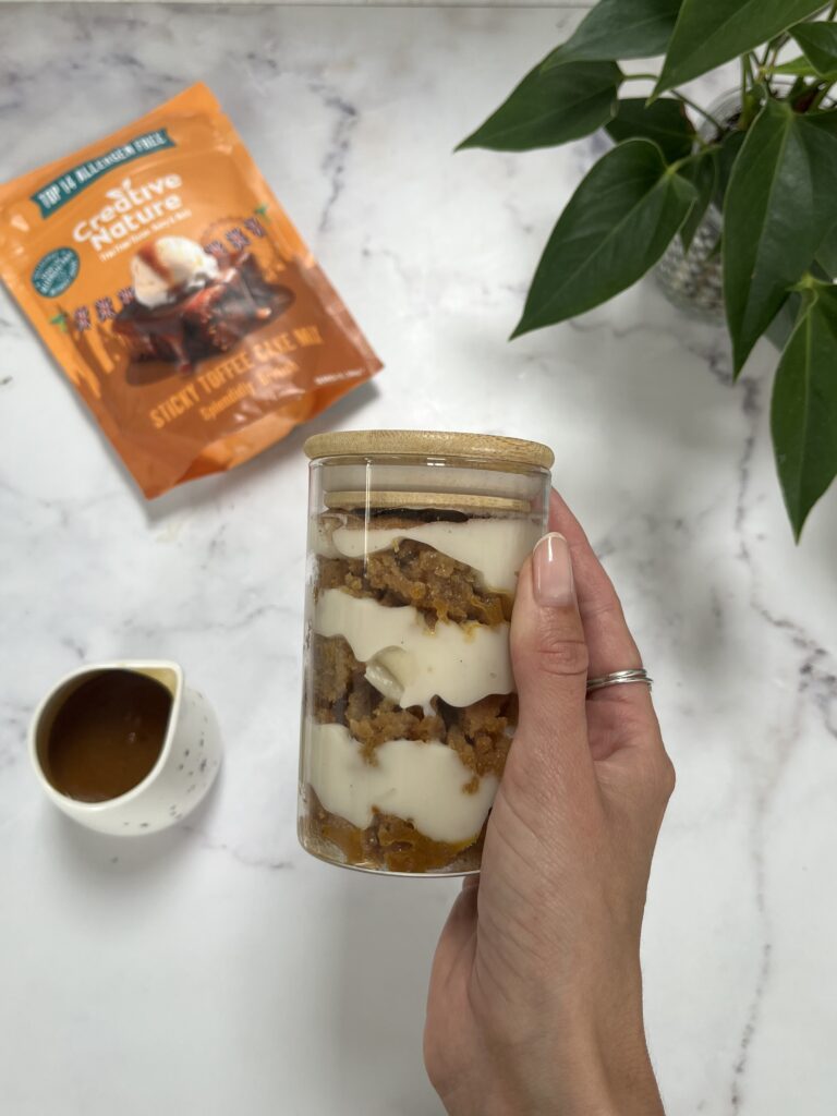 Sticky Toffee Pudding Cups